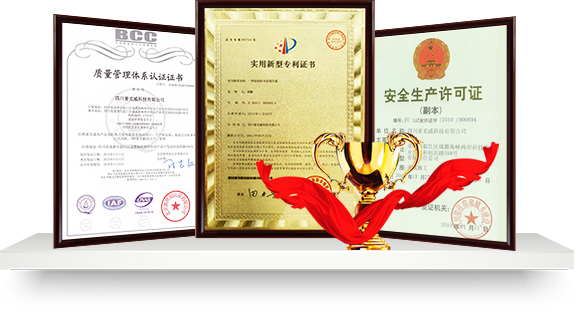 中晟通風專利證書